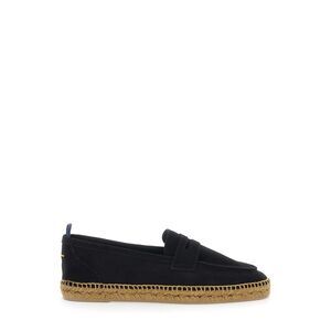 Castaner Men 'Nacho' Black Espadrillas With Penny Slot In Suede Man